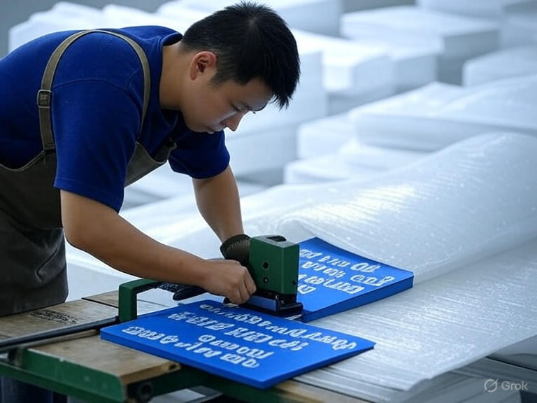 In ấn và cắt chi tiết phụ