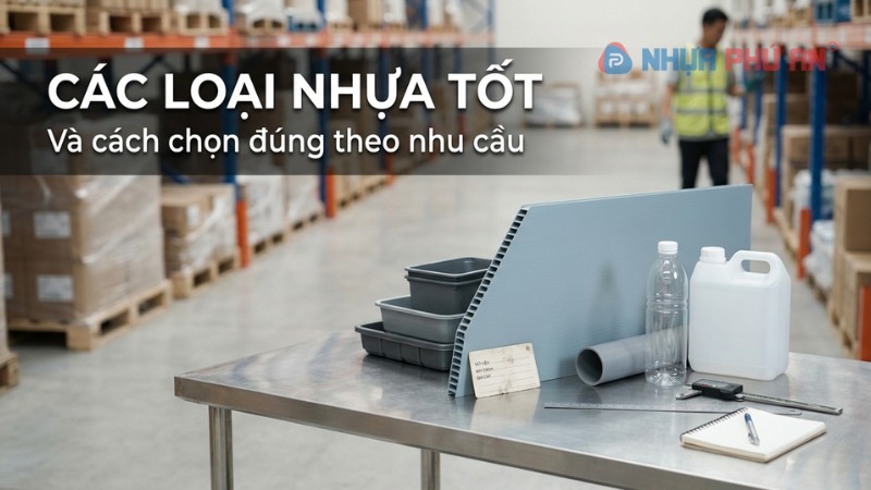 Các loại nhựa tốt và cách chọn đúng loại theo nhu cầu