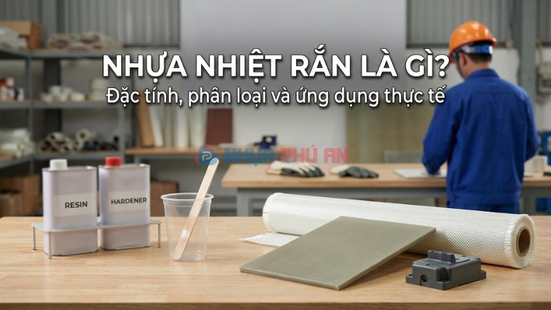 Nhựa nhiệt rắn là gì? Đặc tính, phân loại và ứng dụng phổ biến trong công nghiệp