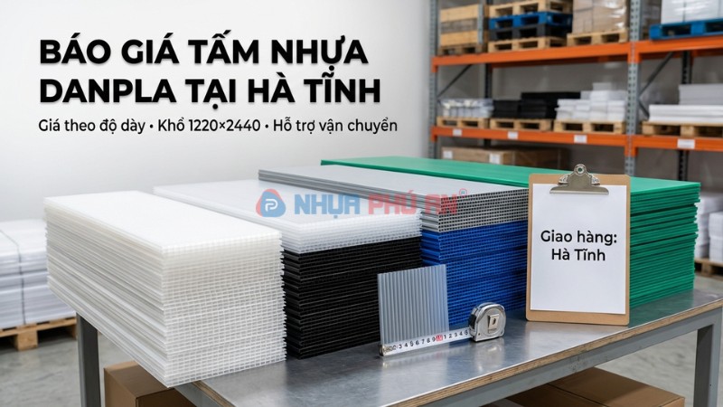 Báo giá tấm nhựa Danpla tại Hà Tĩnh
