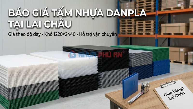 Báo giá tấm nhựa Danpla tại Lai Châu