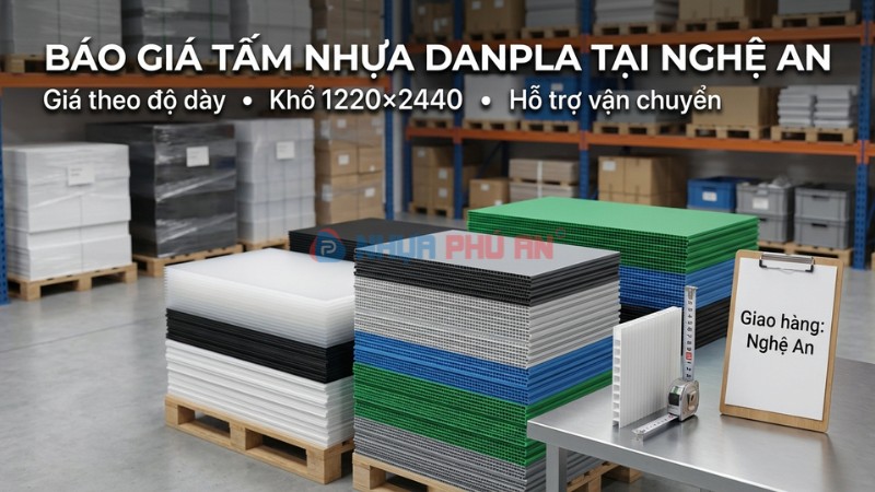 Báo giá tấm nhựa Danpla tại Nghệ An