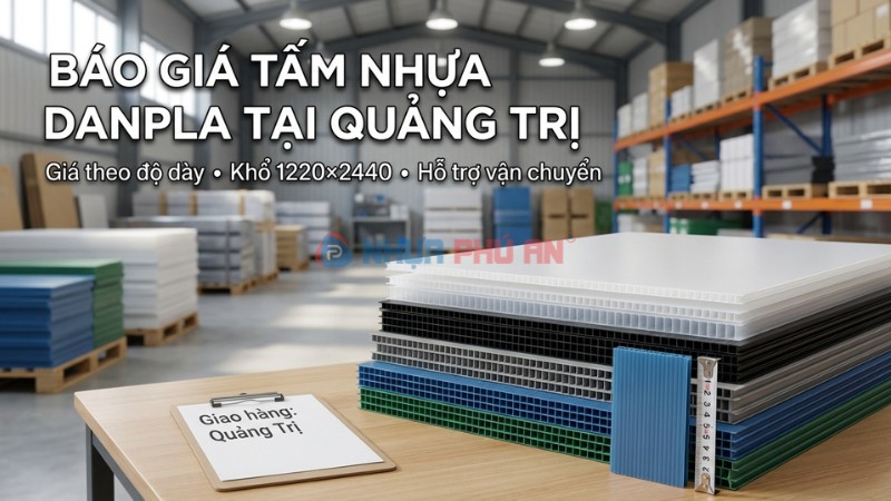 Báo giá tấm nhựa Danpla tại Quảng Trị