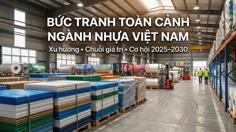 Ngành nhựa Việt Nam: Bức tranh toàn cảnh và cơ hội tăng trưởng bền vững