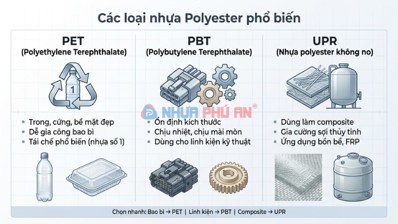 Các loại nhựa polyester