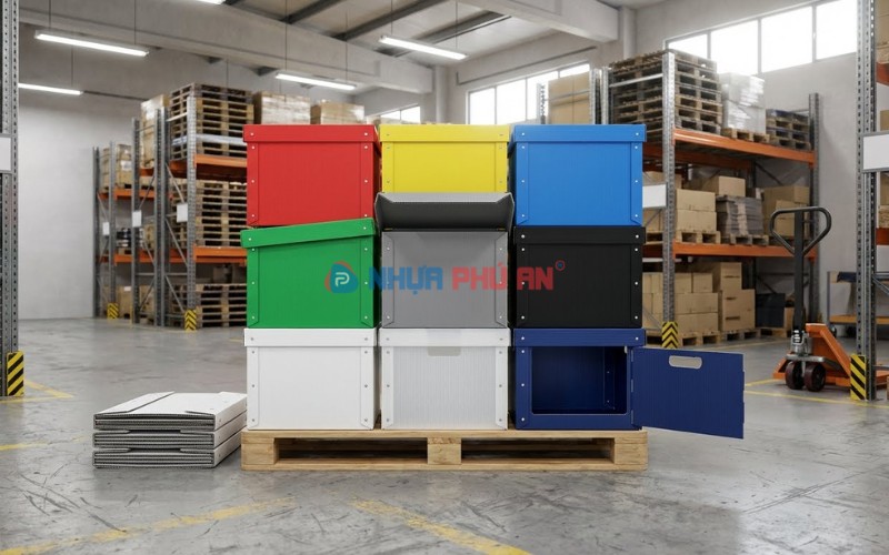 Các loại thùng nhựa Danpla bán chạy tại Thái Nguyên