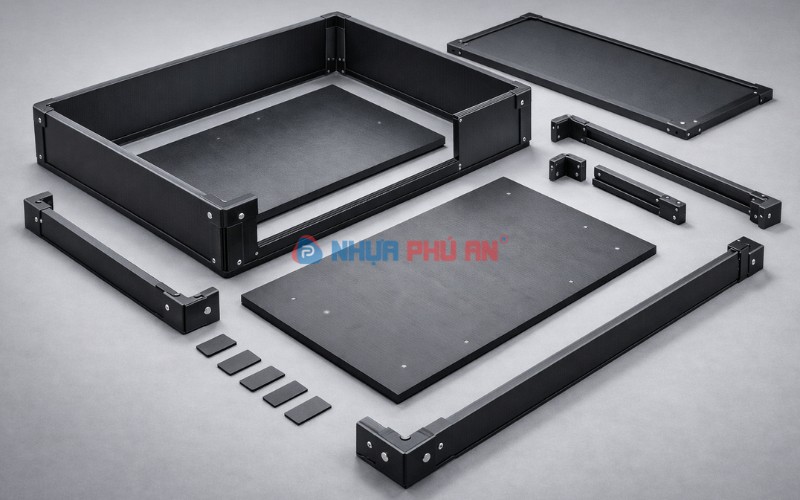 Cấu tạo thùng nhựa danpla