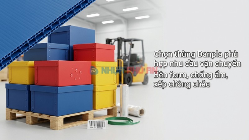 Cách chọn thùng Danpla phù hợp với nhu cầu vận chuyển