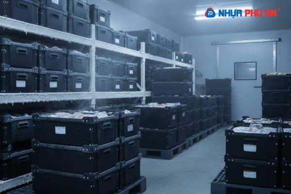 Có nên dùng Danpla thay thế thùng carton trong kho lạnh?