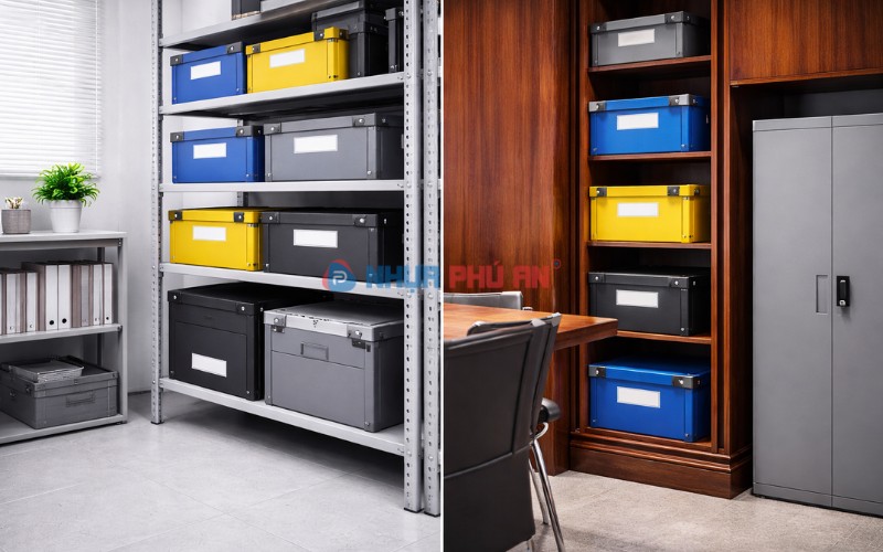 Có nên dùng thùng Danpla để lưu trữ hồ sơ văn phòng không?