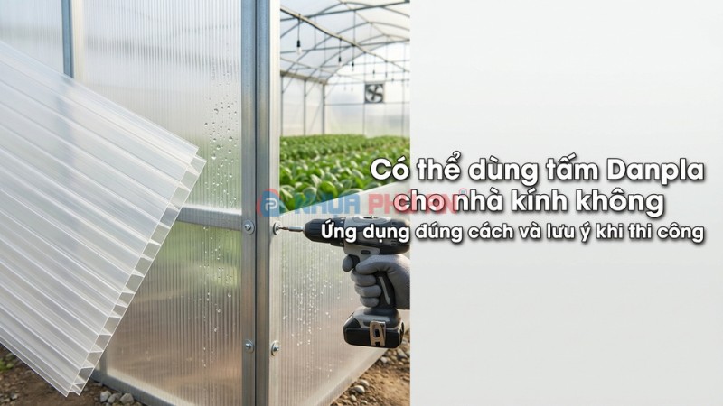 Có thể dùng tấm Danpla cho nhà kính không? Ứng dụng đúng cách