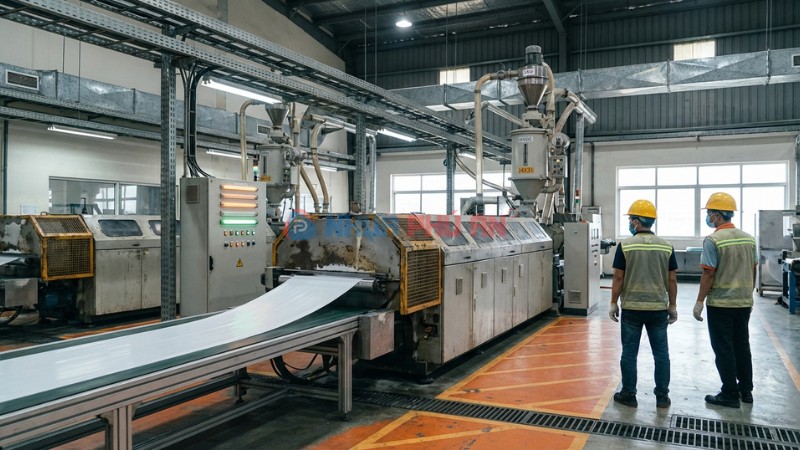 Dây chuyền tạo hình sản phẩm nhựa trong nhà máy tại Việt Nam