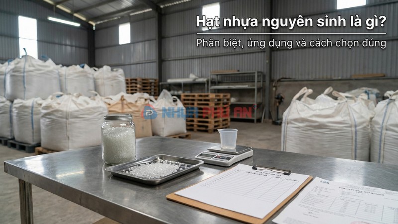 Hạt nhựa nguyên sinh là gì? Phân loại, ứng dụng và cách chọn đúng theo nhu cầu
