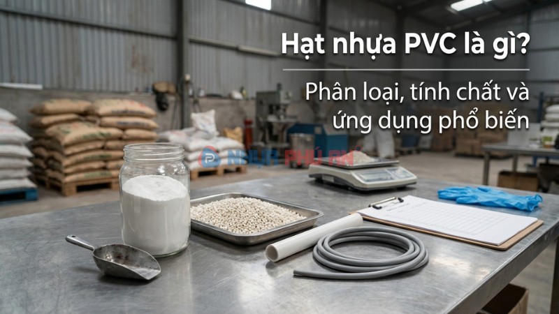 Hạt nhựa PVC là gì? Phân loại, chỉ số K value, ứng dụng và cách chọn đúng loại cho sản xuất