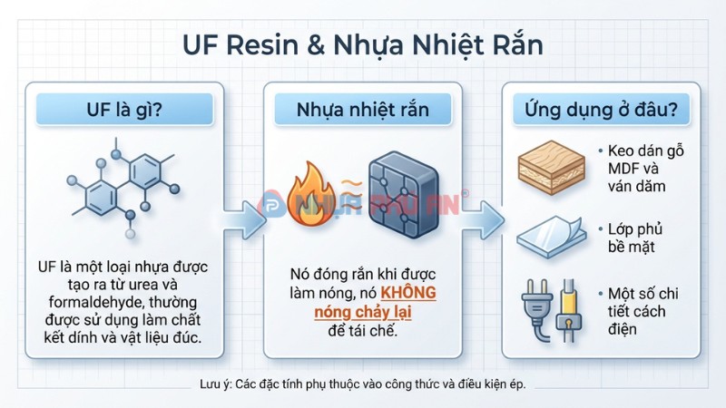 Khái niệm uf nhựa nhiệt rắn