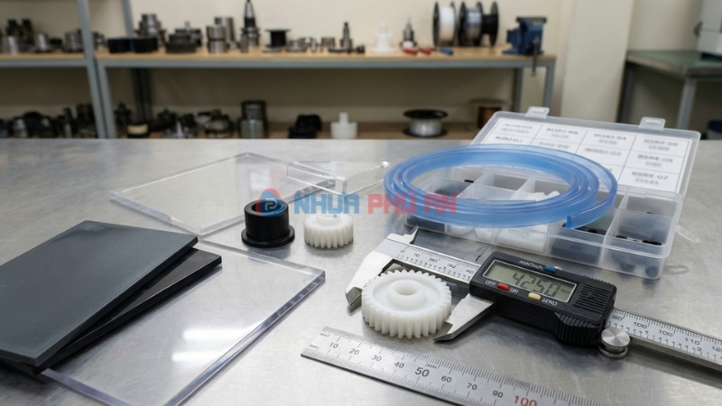 Nhựa kỹ thuật thường dùng cho linh kiện và vỏ thiết bị nhờ độ bền cơ học tốt, ổn định kích thước và gia công đa dạng.