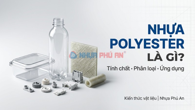 Nhựa Polyester là gì? Tính chất, phân loại và ứng dụng phổ biến