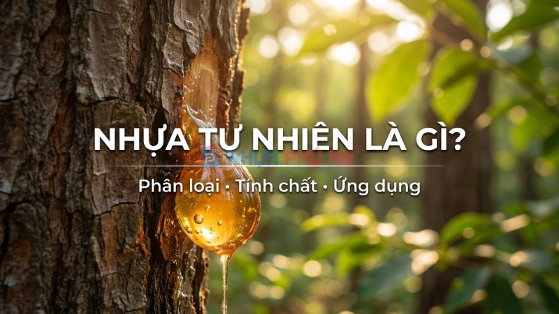 Nhựa tự nhiên là gì, có những loại nào và ứng dụng ra sao?