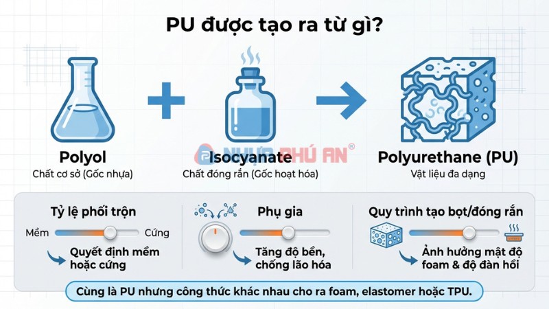 PU tạo ra từ gì