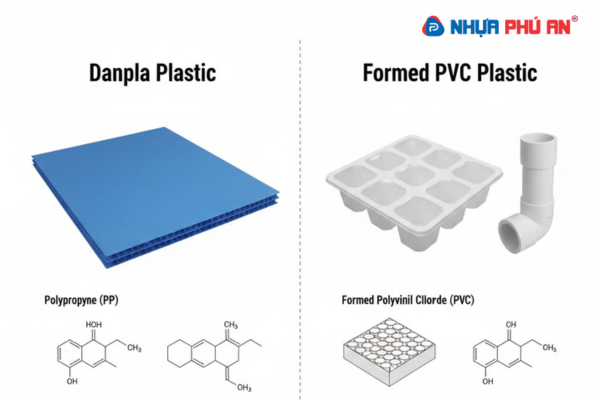 So sánh Danpla và nhựa PVC định hình - Đặc điểm kỹ thuật và giá thành