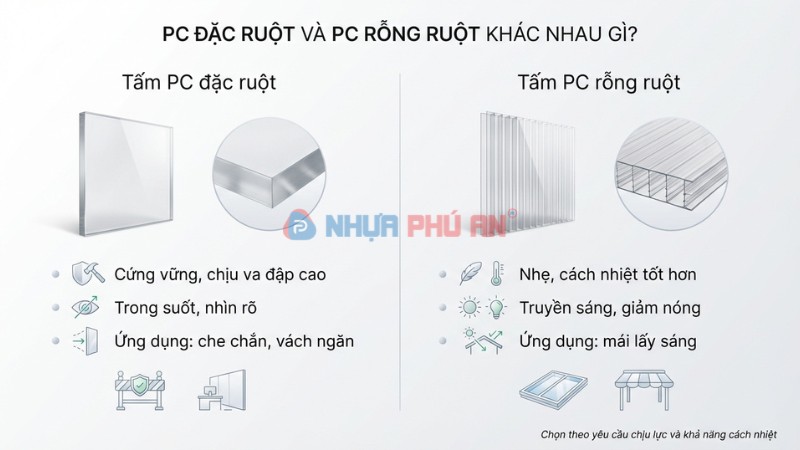 So sánh PC đặc biệt và PC rỗng ruột