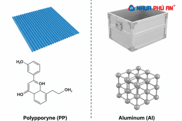 So sánh thùng Danpla và thùng nhôm - Đặc điểm kỹ thuật và giá thành