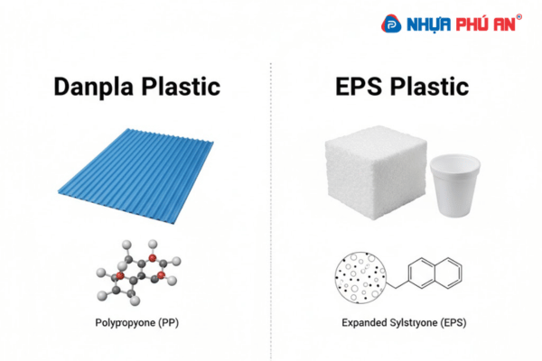 So sánh thùng nhựa Danpla và thùng xốp EPS - Đặc điểm kỹ thuật và giá thành