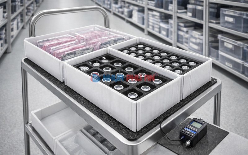 Tấm nhựa danpla có chống rung cho linh kiện điện tử không