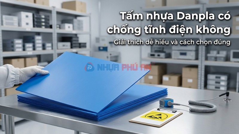 Tấm nhựa Danpla có khả năng chống tĩnh điện không?
