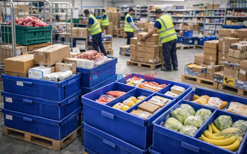 Ứng dụng của tấm nhựa Danpla trong siêu thị