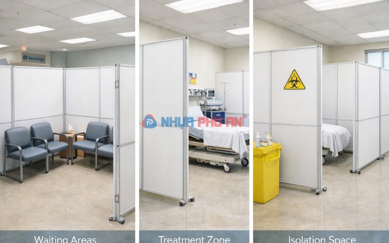 Ứng dụng tấm nhựa Danpla trong bệnh viện: Giải pháp tiết kiệm & an toàn