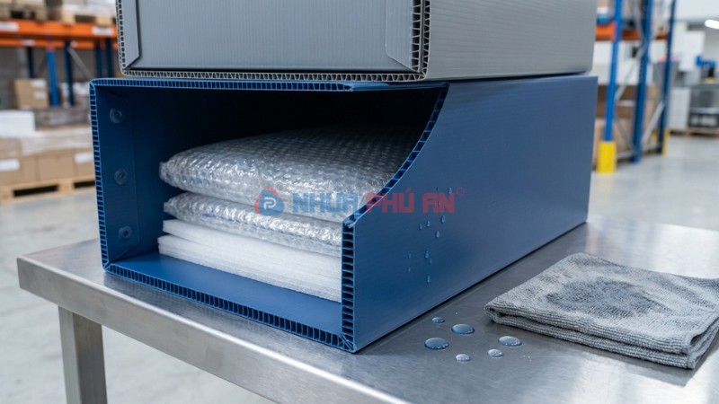 Ưu điểm của thùng nhựa danpla trong vận chuyển