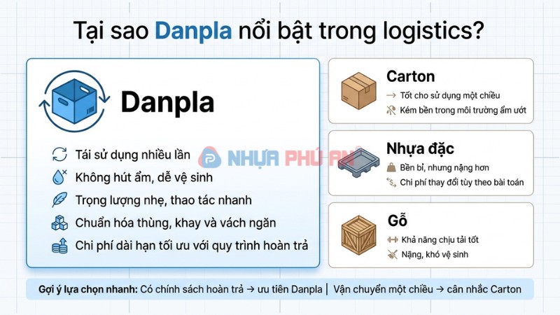 Vì sao danpla nổi bật trong ngành logistics