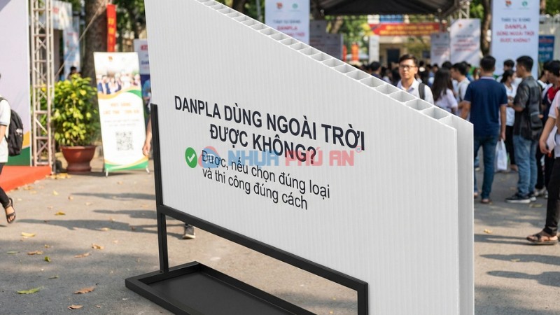 Danpla dùng cho sự kiện ngoài trời được không