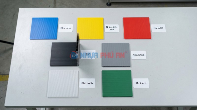 Bảng gợi ý chọn màu Danpla theo ứng dụng