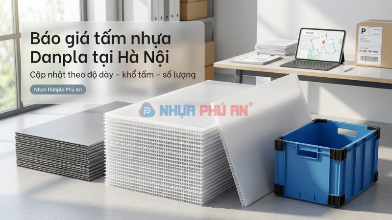 Báo giá tấm nhựa danpla tại Hà Nội