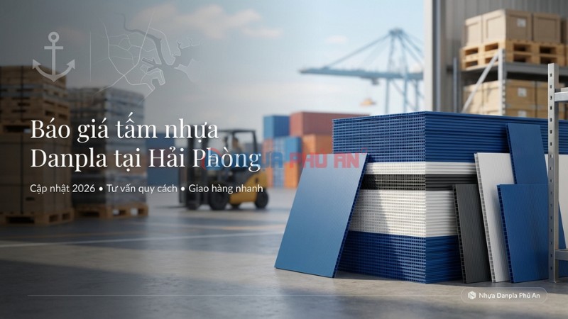 Báo giá tấm nhựa danpla tại Hải Phòng