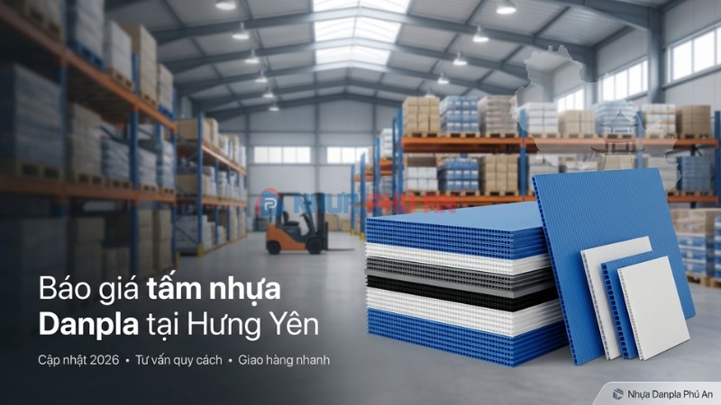 Báo giá tấm nhựa danpla tại Hưng Yên