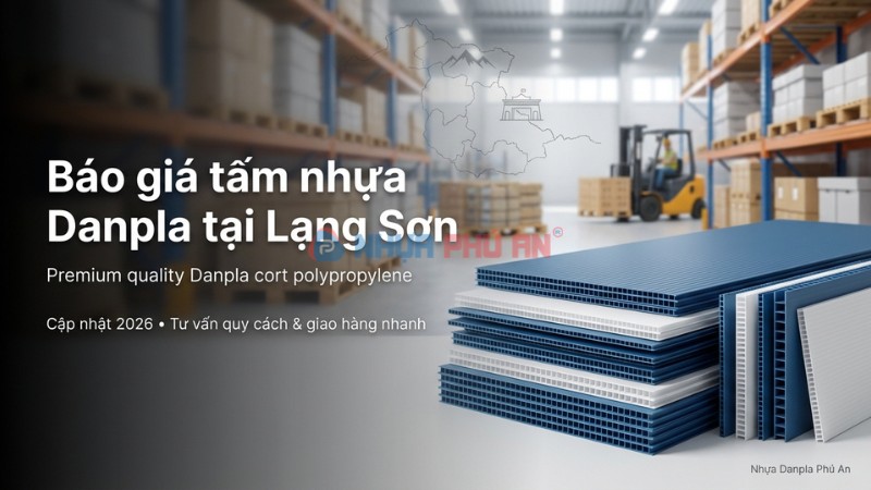 Báo giá tấm nhựa Danpla tại Lạng Sơn