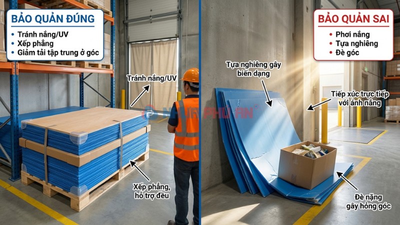 Bảo quản nhựa danpla sao cho đúng