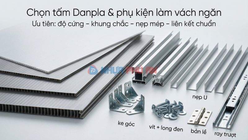 Các kiểu vách ngăn Danpla phổ biến