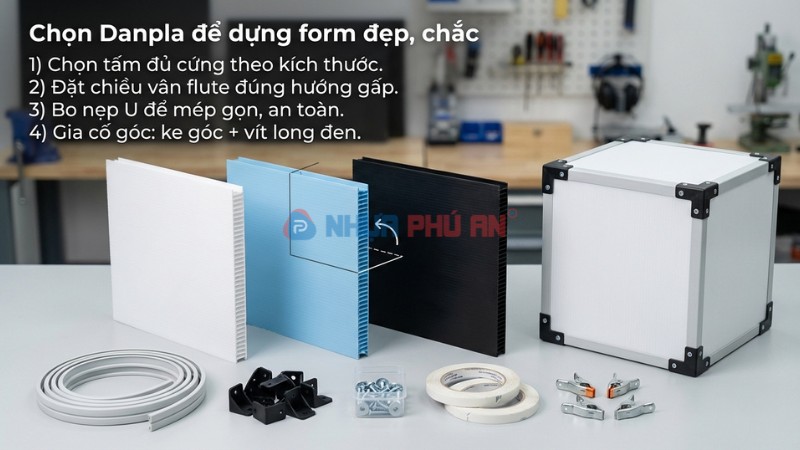 Cách chọn tấm nhựa Danpla dựng mẫu sản phẩm