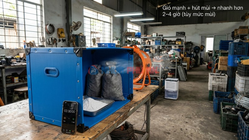 Khử mùi thùng Danpla nhanh