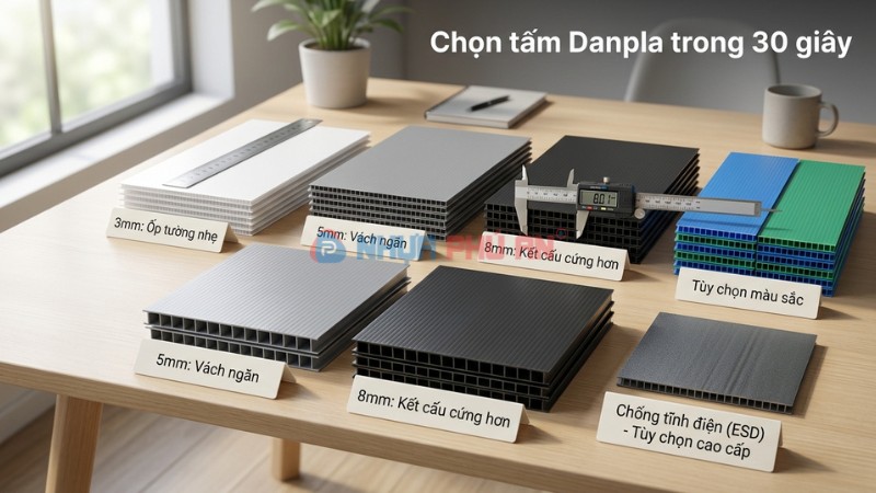 Cách chọn tấm Danpla trang trí nội thất
