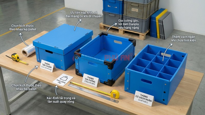 Cách chọn thùng Danpla đúng nhu cầu để thay thùng nhựa đặc