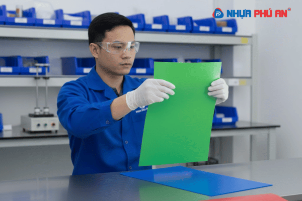 Cách kiểm tra chất lượng tấm nhựa Danpla bằng mắt thường