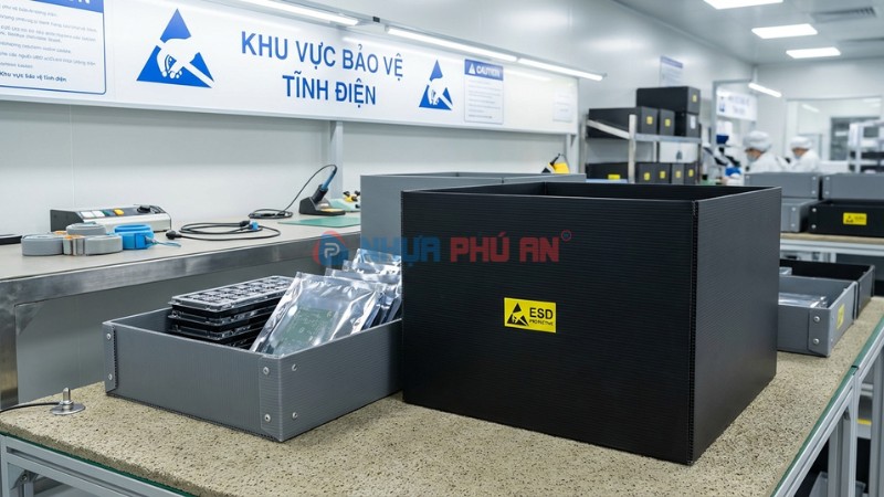 Chọn màu Danpla cho ESD chống tĩnh điện