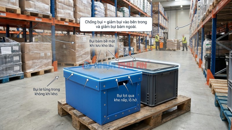 Chống bụi trong kho là gì