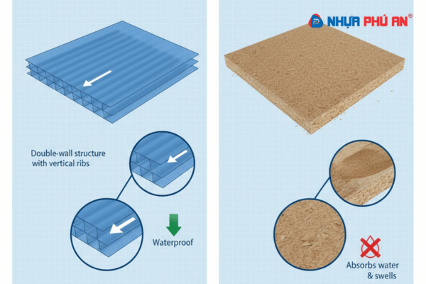 Có nên chọn tấm Danpla thay cho gỗ công nghiệp không?