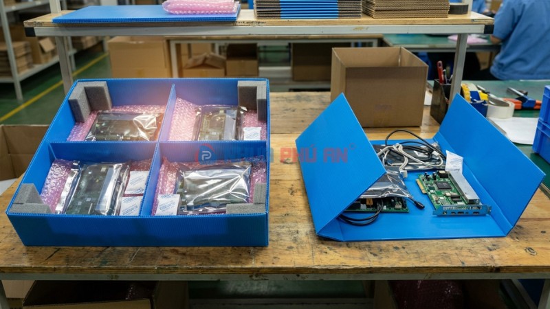 Có nên dùng Danpla đóng gói hàng điện tử